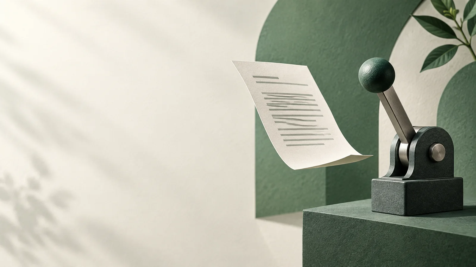Documento y mecanismo separados por un espacio: leer no equivale a autorizar una operación.