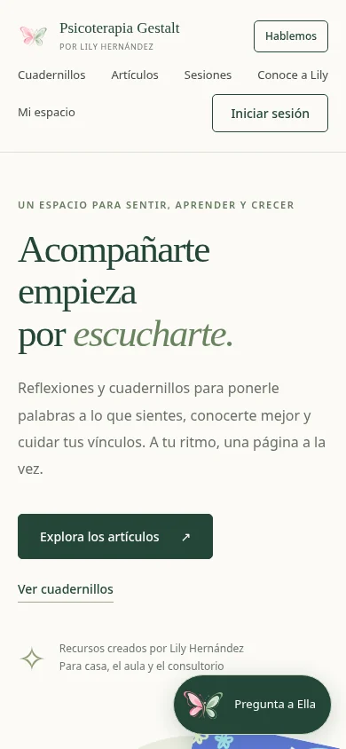 Psicoterapia Gestalt en móvil